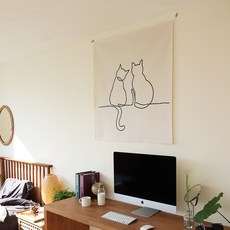 Mononique布質海報, 22 情侶貓