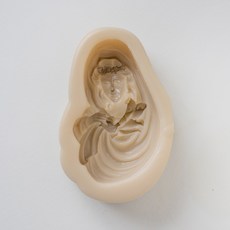 AngleThing 1格人物造型矽膠模具 2入, 單色