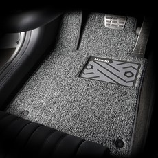 HL만도 컬러풀 엣지 와이드 볼륨쿠션 코일카매트 1열 + 2열, 그레이, 아이오닉9 7인승