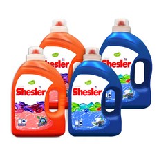 Shesler 超濃縮酵素防螨洗衣精 薰衣草香+薄荷香 一般/滾筒洗衣機兼用, 2組