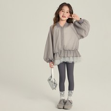 Starbean 可愛荷葉邊蕾絲防風外套