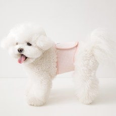 바잇미 강아지 소프트 허그 매너벨트 핑크, 1개, 1개입, 중형