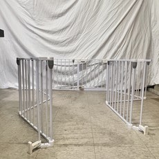 키워보리 현관 신발장 전용 접이식 다용도 안전문 세트 cmer50, 화이트, 1세트