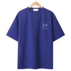 레이먼 빌디 오버핏 프린팅 반팔티