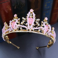 Estella H133 粉嫩珠光皇冠 EST109, 1個, 粉紅色