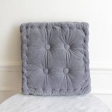 Kinda Studio 摩登厚實蓬鬆壓紋方形坐墊