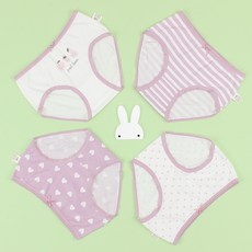 SCOXX 女童學生三角內褲4件組 WPS-817