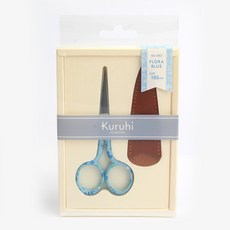 KAWAGUCHI Kuruhi 手工藝剪刀 105mm 06-002, 1個, 植物藍色