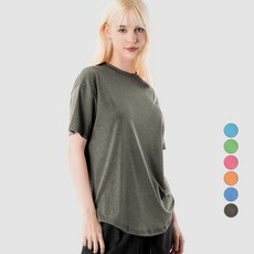 아르메데스 여성용 냉감 통기성 쿨링 릴렉스 핏 반팔 티셔츠 AR-213