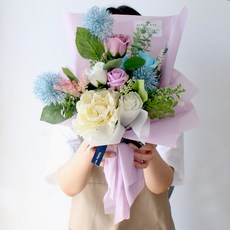 MORIANN 卡薩布蘭卡香皂花束 大型, 紫色