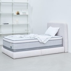 휴도 편안한 제주 본넬 투스프링 매트리스 그레이 방문설치, 37cm, 미디엄