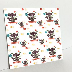 HTP 傳統圖案 磁磚 花草圖案 植物圖案 K0531 1000931