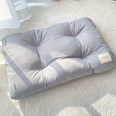 soonZAM 貓咪粉彩柔軟墊, 灰色, 1個