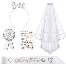 市集感性 自助婚前派對 派對道具 類型2, 混合色, 1套