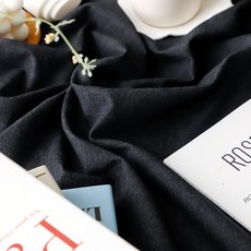 천팜 20支雙面色織棉 Renner 素色布料, 炭灰色 1390