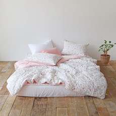 Nubile 滿版小花天絲薄被, 粉色
