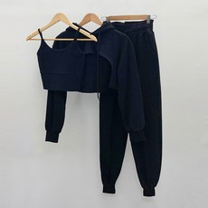 DIAMIGNON 女款Percell日常運動上下衣三件套裝