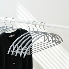 SHABATH 防滑無痕衣架, 灰色, 100個