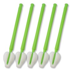 babybear 韓國製嬰兒用長款迷你海綿奶瓶刷, 5個, 綠色