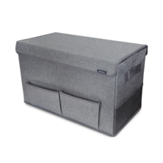 Bullsone 勁牛王 帆布後車廂收納箱, 灰色