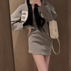 비비에모 이벨라 후드 + 민소매 원피스 세트 11280