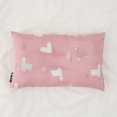 BEAUTE HOUSE 莫代爾棉印花枕頭, 駱駝粉紅色