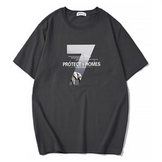 마켓 A 세븐 엘리펀트 통기성 반팔 티셔츠