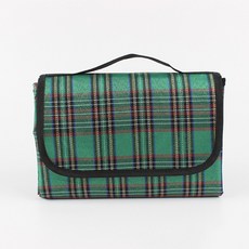 Clovers 大型格紋野餐露營墊, 類型 03