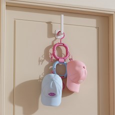 마켓피오 홈 마카롱 다용도 360회전 모자 클립 옷걸이, 타입2, 1개