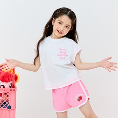 emotioncastle 女童用 Teenieping 哈啾 學院風 無袖T恤