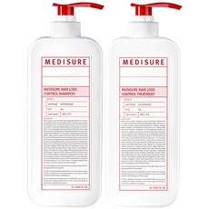 MEDISURE 強健髮根洗髮精 1000ml+潤髮乳 1000ml, 1組