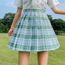 Allode Origin 格紋高腰半身裙