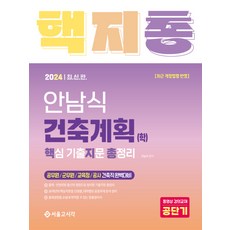 2024 안남식 건축계획 학 핵심 기출지문 총정리, 서울고시각