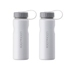 LocknLock 樂扣樂扣 不鏽鋼好握水壺 2入, 500ml, 白色