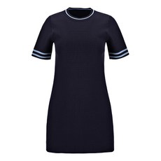 HALEY 女款圓領羅紋針織連身裙 HU-TD1001NY01