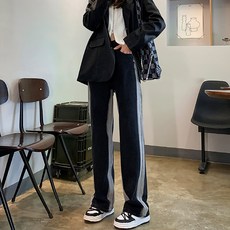 MarketA 女性漸層寬鬆牛仔褲