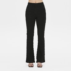 뮬라웨어 여성용 웨이비 텍스쳐 플레어 팬츠 AWSDLP145