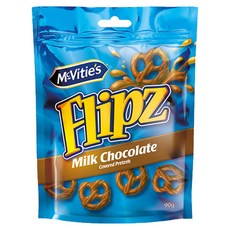 플립즈 밀크초콜릿 프레첼, 90g, 1개