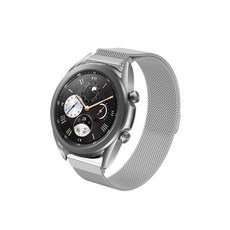 Galaxy Watch 46/45mm網狀金屬錶帶 22mm, 單品, 銀