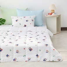 amante 濟州小熊泡泡紗波紋夏季絎縫寢具組