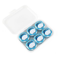 動物造型棉被固定夾, 藍色, 6個