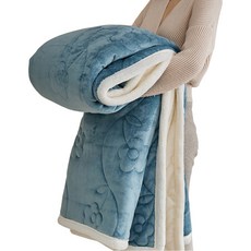 Home of flowers 繁花之家 牛奶绒毛毯冬季加厚毯子