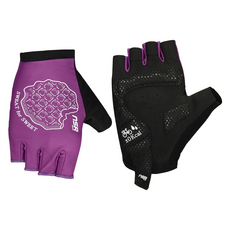 nSR RIDInG Club Zero Calorie 雙手穿戴半指手套, 紫色, 1套