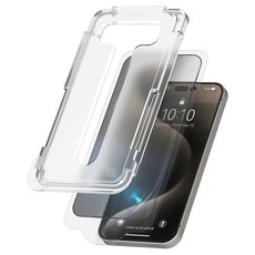 고부기 이지커버 고강도 풀커버 사생활보호 강화유리 휴대폰 액정보호필름 2p 세트, 1세트