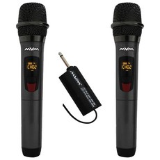 MVM UHF방식의 900MHz 2Ch 무선마이크 세트, BR-5000
