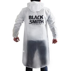 EVA一件式前開連身雨衣, 白色的