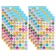 STUDIO EIGHT 動物稱讚貼紙 3入, 10個, 混合色