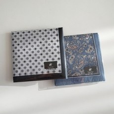 BEVERLY HILLS POLO CLUB 高級圖案男士手帕 2件組