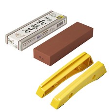 나니와 사카이덴 숫돌 1000방 + 신도 숫돌받침대 랜덤발송, 1세트