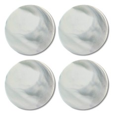 주앤지 대리석 마블 티코스터 원형, 마블그레이, 4개